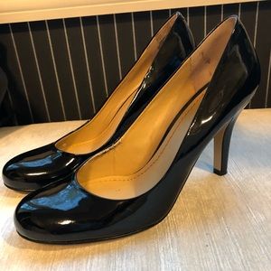 Nine West Black Patent Heels